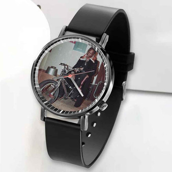Pastele New Travis Scott Roll In Peace Custom Unisex Black Quartz Watch Premium Gift Box Watches