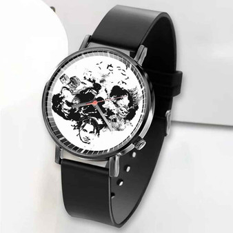 Pastele New WYA Wifisfuneral Feat Ugly God Custom Unisex Black Quartz Watch Premium Gift Box Watches