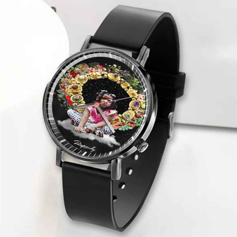 Pastele New You Should Know Rapsody Feat Busta Rhymes Custom Unisex Black Quartz Watch Premium Gift Box Watches