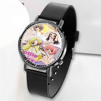 Pastele New Bottle Fairy Custom Unisex Black Quartz Watch Premium Gift Box Watches