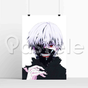 Tokyo Ghoul Kaneki Ken White Hair Silk Poster Custom Printed Wall Decor 20 x 13 Inch 24 x 36 Inch