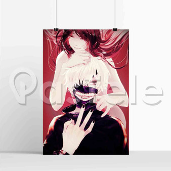 Tokyo Ghoul Rize and Kaneki Ken Silk Poster Custom Printed Wall Decor 20 x 13 Inch 24 x 36 Inch