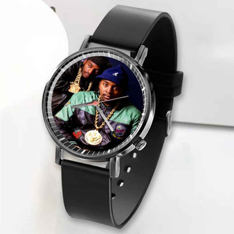 Pastele New Eric B Rakim Custom Unisex Black Quartz Watch Premium Gift Box Watches