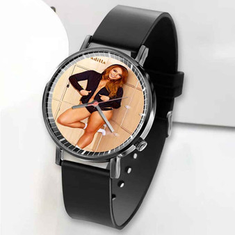 Pastele New Erika Padilla Custom Unisex Black Quartz Watch Premium Gift Box Watches