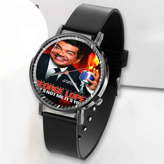 Pastele New George Lopez Comedy Show Custom Unisex Black Quartz Watch Premium Gift Box Watches