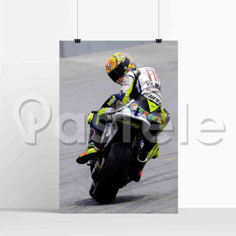 Valentino Rossi The Doctor Silk Poster Custom Printed Wall Decor 20 x 13 Inch 24 x 36 Inch