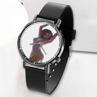Pastele New Kim Lee Custom Unisex Black Quartz Watch Premium Gift Box Watches