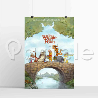 Winnie The Pooh and Friends Disney Silk Poster Custom Printed Wall Decor 20 x 13 Inch 24 x 36 Inch