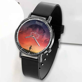 Pastele New Odesza in Return Custom Unisex Black Quartz Watch Premium Gift Box Watches