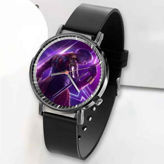 Pastele New Okoye The Avengers Infinity War Custom Unisex Black Quartz Watch Premium Gift Box Watches