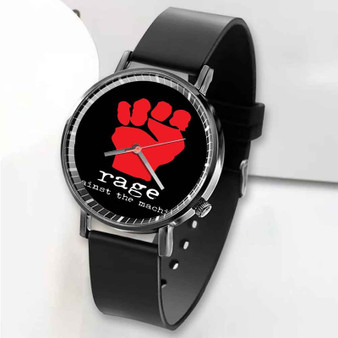 Pastele New Rage Against The Machine 2 Custom Unisex Black Quartz Watch Premium Gift Box Watches