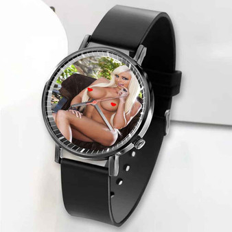 Pastele New Rikki Six Custom Unisex Black Quartz Watch Premium Gift Box Watches