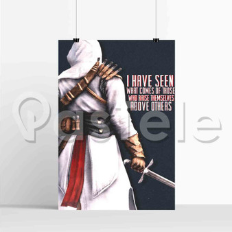 Assassin s Creed Altair Quotes New Custom Silk Poster Print Wall Decor 20 x 13 Inch 24 x 36 Inch