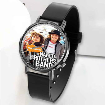 Pastele New The Naked Brothers Band Custom Unisex Black Quartz Watch Premium Gift Box Watches