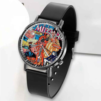 Pastele New The New Mutant 98 Deadpool Custom Unisex Black Quartz Watch Premium Gift Box Watches