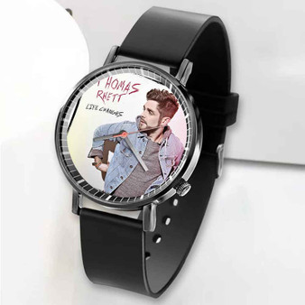 Pastele New Thomas Rhett Custom Unisex Black Quartz Watch Premium Gift Box Watches