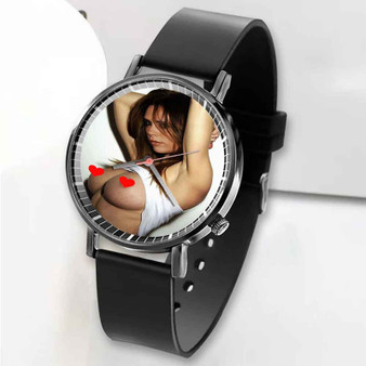 Pastele New Victoria Beckham Custom Unisex Black Quartz Watch Premium Gift Box Watches