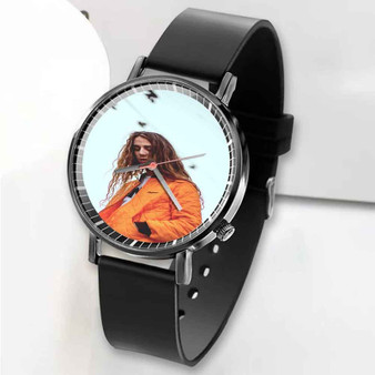Pastele New Yung Pinch Custom Unisex Black Quartz Watch Premium Gift Box Watches