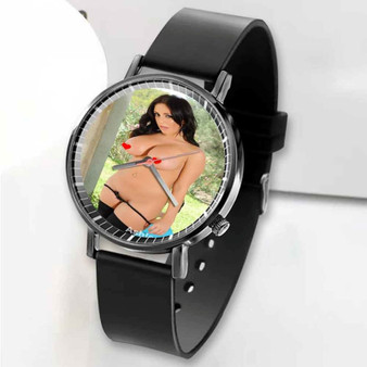 Pastele New Ashley Emma Nude Custom Unisex Black Quartz Watch Premium Gift Box Watches