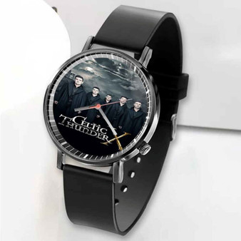 Pastele New Celtic Thunder X Custom Unisex Black Quartz Watch Premium Gift Box Watches