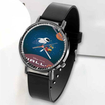 Pastele New Disney Wall E Custom Unisex Black Quartz Watch Premium Gift Box Watches