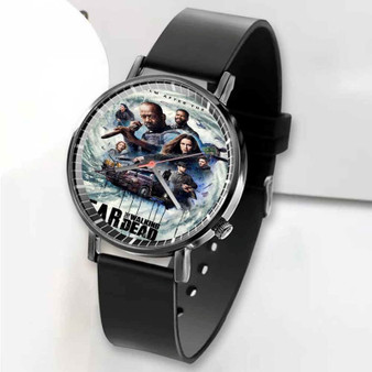 Pastele New Fear The Walking Dead TV Series Custom Unisex Black Quartz Watch Premium Gift Box Watches