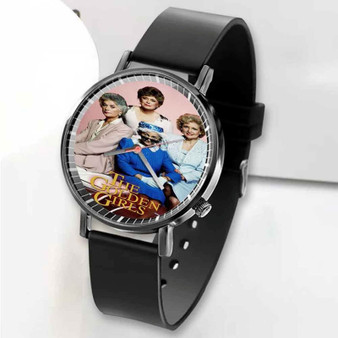 Pastele New Golden Girls Custom Unisex Black Quartz Watch Premium Gift Box Watches