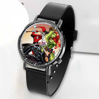 Pastele New Harley Quinn Custom Unisex Black Quartz Watch Premium Gift Box Watches