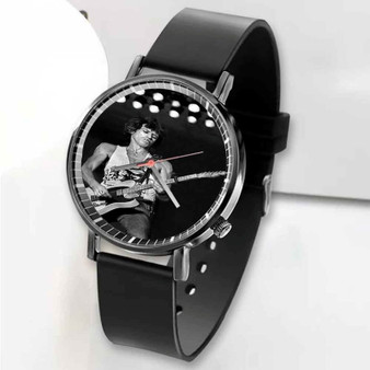 Pastele New Keith Richards Custom Unisex Black Quartz Watch Premium Gift Box Watches