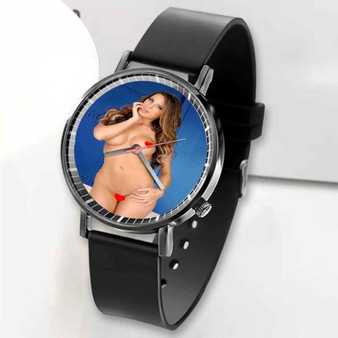 Pastele New Kortney Kane Custom Unisex Black Quartz Watch Premium Gift Box Watches