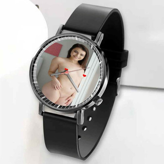 Pastele New Kylie Quinn Custom Unisex Black Quartz Watch Premium Gift Box Watches