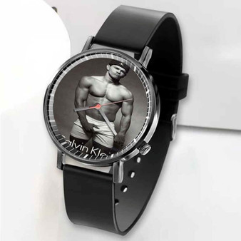 Pastele New Mark Wahlberg Calvin Klein 2 Custom Unisex Black Quartz Watch Premium Gift Box Watches