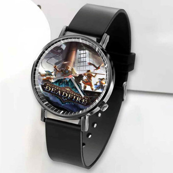 Pastele New Pillars of Eternity II Deadfire Custom Unisex Black Quartz Watch Premium Gift Box Watches