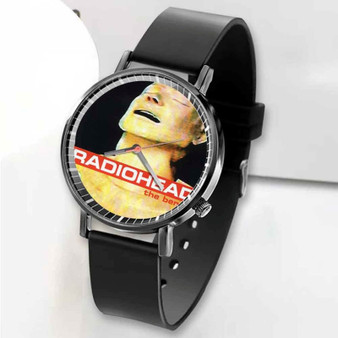 Pastele New Radiohead The Bends Custom Unisex Black Quartz Watch Premium Gift Box Watches