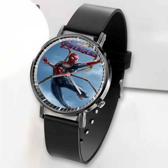Pastele New Spider Man Avengers Endgame Custom Unisex Black Quartz Watch Premium Gift Box Watches