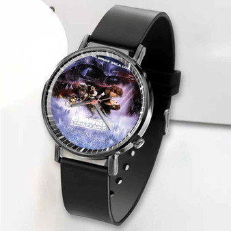 Pastele New Star Wars The Empire Strikes Back Custom Unisex Black Quartz Watch Premium Gift Box Watches