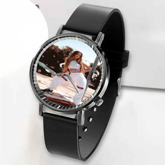 Pastele New Tessa Brooks Custom Unisex Black Quartz Watch Premium Gift Box Watches