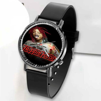 Pastele New Trippie Redd 2 Custom Unisex Black Quartz Watch Premium Gift Box Watches