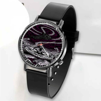 Pastele New Alice In Wonderland Cat Cheshire Custom Unisex Black Quartz Watch Premium Gift Box Watches