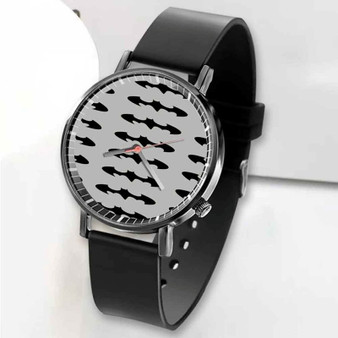 Pastele New Batman Pattern Custom Unisex Black Quartz Watch Premium Gift Box Watches