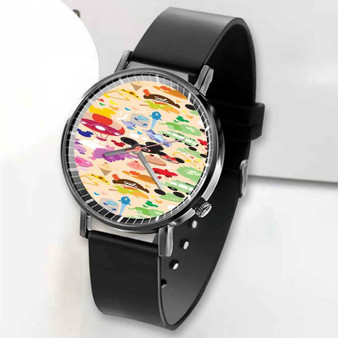 Pastele New Disney Kids Custom Unisex Black Quartz Watch Premium Gift Box Watches