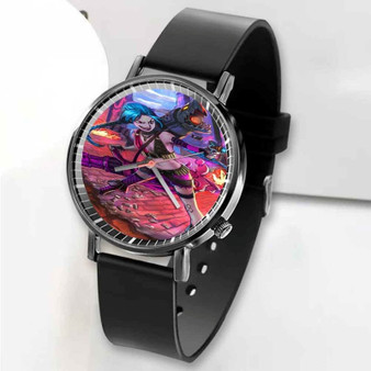 Pastele New Jinx Custom Unisex Black Quartz Watch Premium Gift Box Watches