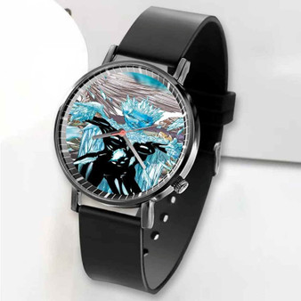 Pastele New Killer Frost DC Comics Custom Unisex Black Quartz Watch Premium Gift Box Watches