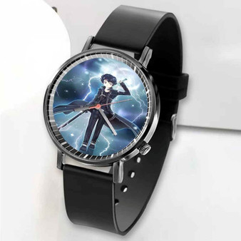 Pastele New Kirito Sword Art Online Custom Unisex Black Quartz Watch Premium Gift Box Watches