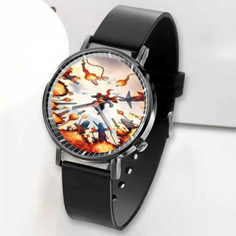 Pastele New Superman Comic Custom Unisex Black Quartz Watch Premium Gift Box Watches