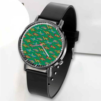 Pastele New Teenage Mutant Ninja Turtles Collage Custom Unisex Black Quartz Watch Premium Gift Box Watches