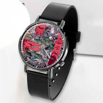 Pastele New Teenage Mutant Ninja Turtles Movie Custom Unisex Black Quartz Watch Premium Gift Box Watches