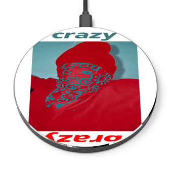 Pastele A ap Rocky Crazy Brazy Custom Personalized Gift Wireless Charger Custom Phone Charging Pad iPhone Samsung