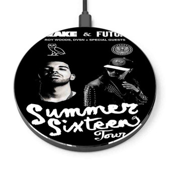 Pastele Drake and Future Summer Sixteen Tour Custom Personalized Gift Wireless Charger Custom Phone Charging Pad iPhone Samsung