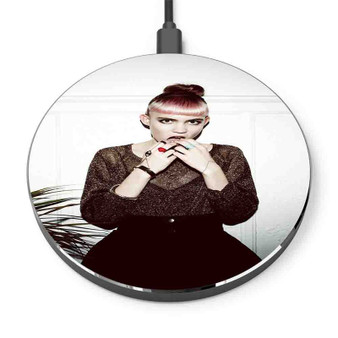 Pastele Grimes Custom Personalized Gift Wireless Charger Custom Phone Charging Pad iPhone Samsung